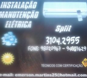 Instalação e Manutenção de Ar Condicionado e Elétrica logo